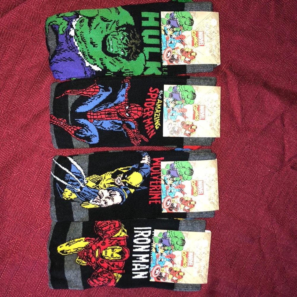 Marvel superhero socks NWT/NEVER BEEN WORN